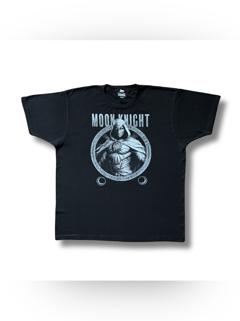 RARE Marvel Moon Knight Mens Large Graphic T-Shirt Disney Super Heroes